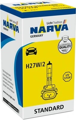 Лампа 12V H27W/2 27W PGJ13 Standard NARVA 480423000 NARVA