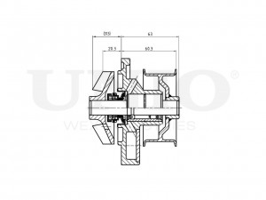 Помпа водяная WAP-10097 UNIO