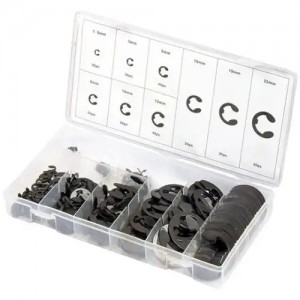 Набор стопорных колец в отверстие 1.5-22мм 300шт. СИБРТЕХ 47601 SIBRTEC