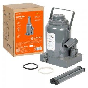 Домкрат бутылочный 50 т AIRLINE 255 - 405 мм AJ-B-50S AIRLINE