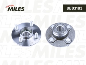 Ступица колеса задняя с подшипником без ABS NISSAN MICRA K10/K11 82-02 (SKF VKBA DB83183 MILES