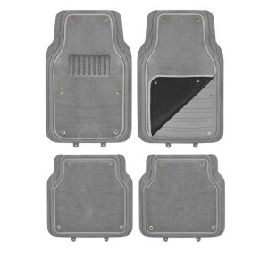 S01702027 Коврик салона 1 4пр. Полиуретановый со съемным ковролином Серый п7145с S01702027 SKYWAY