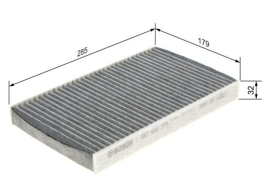 CITROEN C2/C3/C4/ PEUGEOT 1007/307/308 УГОЛЬНЫЙ 1 987 432 379 BOSCH