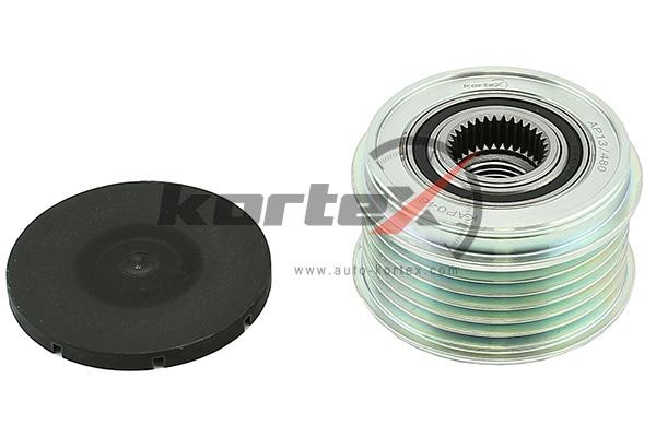Обгонная муфта генератора HYUNDAI SANTA FE 2.4/ SONATA 2.0/KIA SORENTO 2.4 09- K KAP046 KORTEX