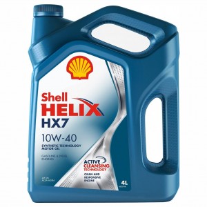 Масло моторное полусинтетическое Helix HX7 10W-40 4л (550046360) 550051575(55007 550051575 SHELL