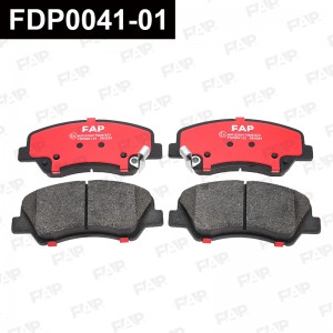 FDP0041-01 колодки дисковые передние! с антискрип.пластинами\ Hyundai Solaris/Ac FDP0041-01 FAP