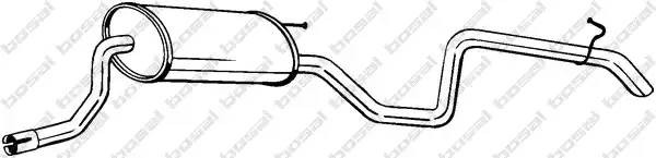 Глушитель KIA Ceed (07-12) задняя часть BOSAL 282-979 BOSAL