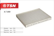 Фильтр салона для а/м УАЗ Патриот (с 2016 г.) "TSN" 97899 TSN