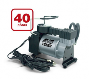 Компрессор автомобильный 40л/мин. 10атм. 14А 12V в прикуриватель Turbo AVS 43001 AVS