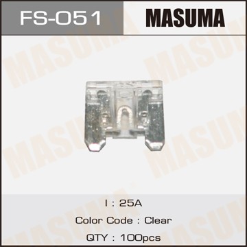 предохранитель LOW PROFILE! mini 20A, 1 шт.\ FS-051 MASUMA