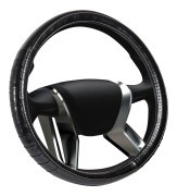 Оплетка руля (M) 37-39см черная кожа Kanzas SENATOR OPLS0101 SENATOR