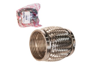 Гофра глушителя 76x150 в 3-ой оплетке interlock нержавеющая сталь GARDE G76150 GARDE