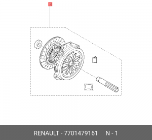 СЦЕПЛЕНИЕ 7701479161 7701479161 RENAULT