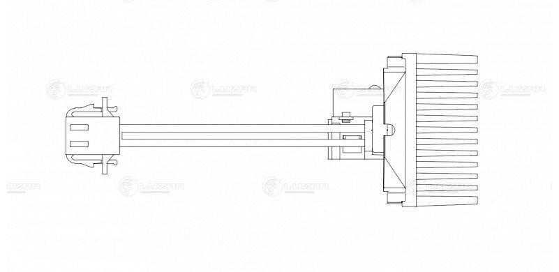 РЕЗИСТОР ОТОПИТЕЛЯ КОНДИЦ-Р LFR 1854 LUZAR