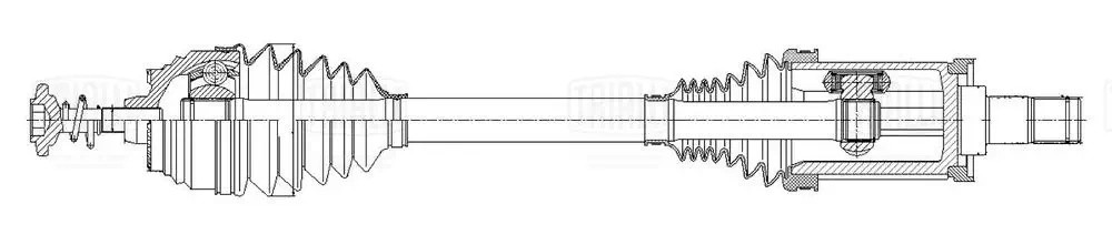 Привод передний левый AR2604 TRIALLI