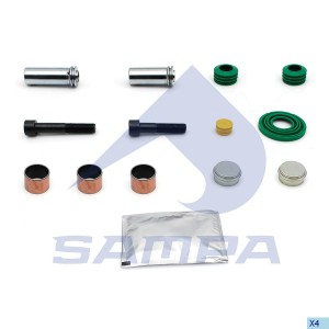 Ремкомплект суппорта WABCO PAN17 (толкатели,болты,пыльники,втулки,заглушки) SAMP 095.640 SAMPA