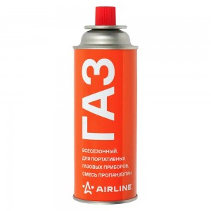 Газ для портативн. газовых приборов всесезон. смесь пропан/бутан баллон 520см3 2 ADCG001 AIRLINE