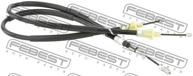 Трос ручника RENAULT SCENIC II 03-09 24100-SCIIR 24100-SCIIR FEBEST