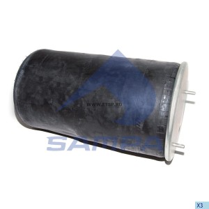 Пневморессора BPW (без стакана,2 шп. M12 смещены,1 отв.штуц. M22х1.5мм) SAMPA SP 55881 SAMPA