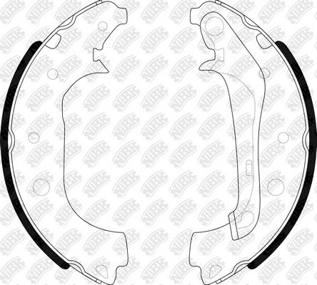 Колодки тормозные FORD Focus (04-) MAZDA 3 (03-13),5 (05-) VOLVO S40 (04-12) зад FN0678 NIBK