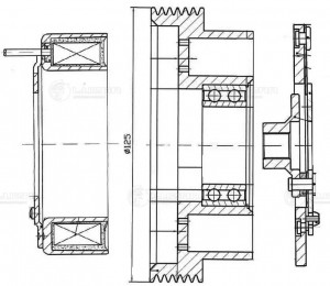 Муфта эл/магн. компрессора кондиц. для а/м Лада Largus (12-)/Renault Logan (08-) LMAC 0902 LUZAR