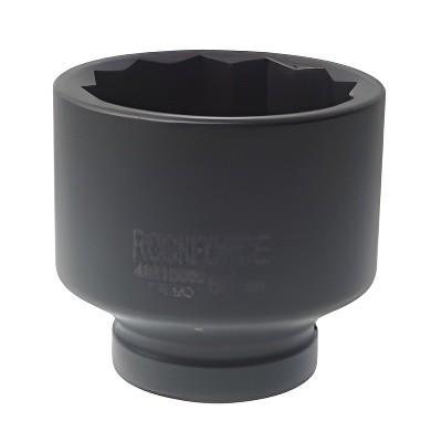Головка торцевая 1" 80мм 12-ти гранная ударная глубокая L=95мм ROCKFORCE RF-48810080 ROCK FORCE
