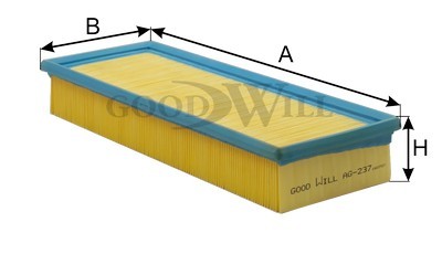 Фильтр воздушный AG237 AG 237 GOODWILL