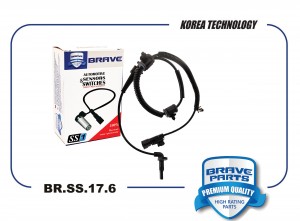 Датчик ABS передний правый/левый 13329258 BR.SS.17.6 Chevrolet Cruze 08-, Astra  BR.SS.17.6 BRAVE