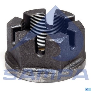 Гайка M60x2mm/SW85x104x55mm ступицы колеса 14T/16T BPW 070.038 SAMPA