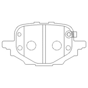 Колодки тормозные CHANGAN UNI-V 22- зад.прав.лев. GK1535 GK1535 CTR