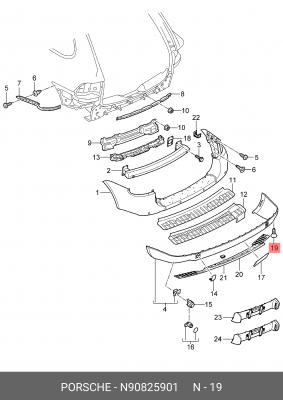 Винт VW Golf (05-11) OE N 908 259 01 VAG