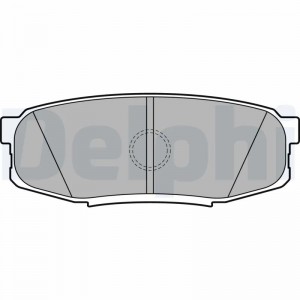 LP2154 колодки дисковые з.\ Toyota Land Cruiser 4.7/4.5D V8 08> LP2154 DELPHI
