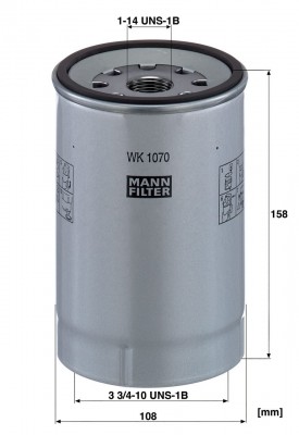 Фильтр топливный WK1070x WK1070X MANN FILTER