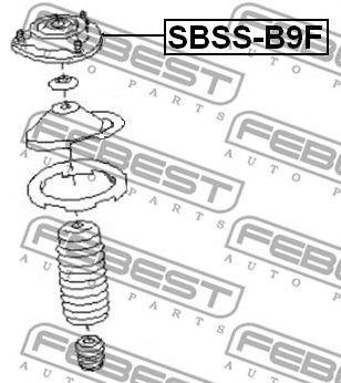 Опора амортизатора SBSS-B9F SBSSB9F FEBEST