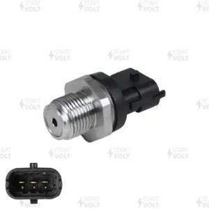 Датчик давления топлива для а/м КАМАЗ с дв. Cummins ISBe (Евро-4)/ЯМЗ-650 (FPS 0 FPS0007 START VOLT