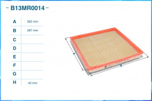 Фильтр воздушный B13MR0014 B13MR0014 CWORKS
