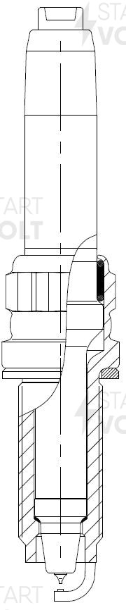 Свеча зажигания для а/м BMW 3 F30 (11-) 1.5i/2.0i/5 G30 (17-)/X3 G01 (17-) 2.0i  VSP 2606 START VOLT
