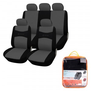 Чехлы для сидений универсал. RS-2k, передн./задн.(9 предм.), полиэстер, черн./се ACS-PP-07 AIRLINE