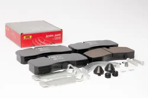 колодки дисковые !с пластинами, подходят 29165 \BPW.MAN.MB.SAF 290950090110 LUMAG