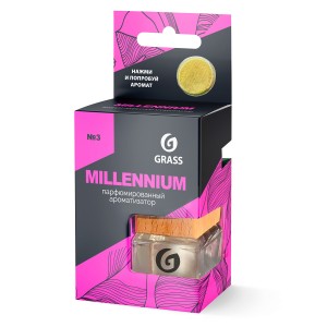 ароматизатор подвесной! жидкий, бутылочка ''Millennium''\ AC0192 GRASS