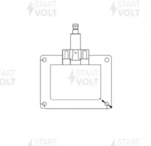 Катушка зажигания для а/м Volvo 460 (91-) 1.7i/1.8i/Renault Laguna I (93-) 1.8i/ SC 0900 START VOLT