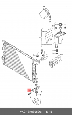AUDI A4[B8] (2007>) 8K0 805 201 VAG