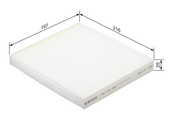 MAZDA CX 7 (2007>)/MAZDA 6 (GH) (2007-2012) 1 987 432 092 BOSCH