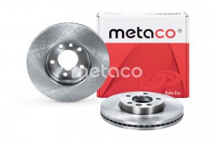 Диск тормозной передний вентилируемый 3050050 METACO