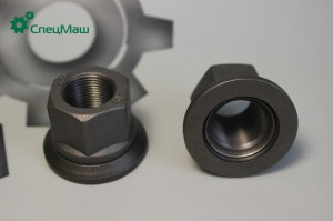 Гайка колеса КАМАЗ,МАЗ,ГАЗ (М22*1.5х26) СпецМаш 93865310403801 SPETSMASH