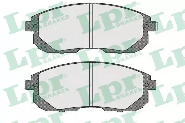 Комплект тормозных колодок 05P1606 05P1606 LPR