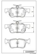 Колодки тормозные дисковые  FORD GALAXY III (CK) D20089MH D20089MH MK KASHIYAMA