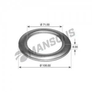 Кольцо BPW (ECO,ECO Plus) ступицы упорное (68х108х9.5) (8-9т,10-12т) MANSONS 300.006 MANSONS
