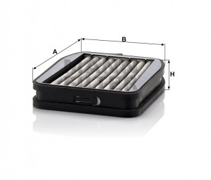 Фильтр салонный угольный CUK18000-2 CUK 18 000-2 MANN FILTER