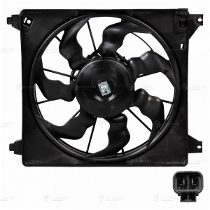 Э,вентилятор охл. с кожухом для ам Hyundai Grand Starex (H-1) (07-) 2.5D (A2) (L LFK 0804 LUZAR